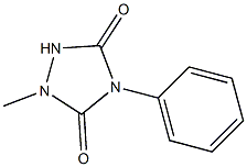 1-Methyl-4-phenyl-1H-1,2,4-triazole-3,5(2H,4H)-dione Struktur