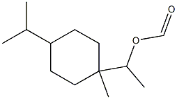 Formic acid 1-(p-menthan-1-yl)ethyl ester Struktur