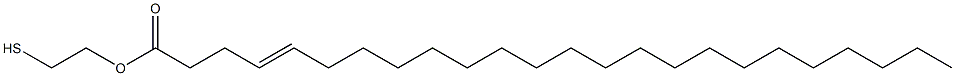 4-Tetracosenoic acid 2-mercaptoethyl ester Struktur