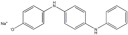 Sodium 4-[4-(phenylamino)anilino]phenolate Struktur