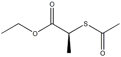 (S)-2-(Acetylthio)propionic acid ethyl ester Struktur