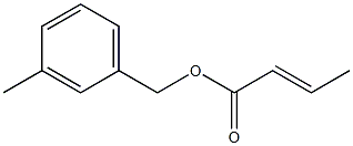 Crotonic acid 3-methylbenzyl ester Struktur