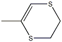 2,3-Dihydro-5-methyl-1,4-dithiin Struktur