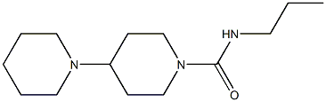 N-Propyl-4-piperidinopiperidine-1-carboxamide Struktur