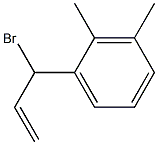 1-(1-Bromoallyl)-2,3-dimethylbenzene Struktur