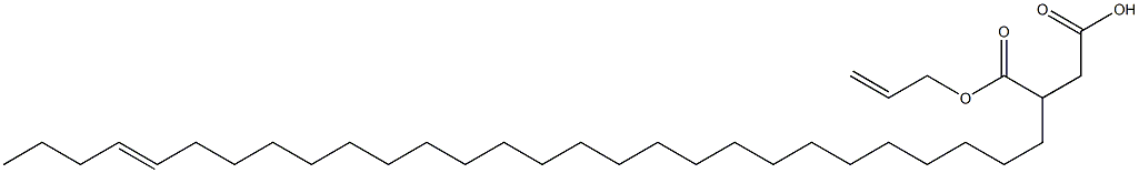 3-(24-Octacosenyl)succinic acid 1-hydrogen 4-allyl ester Struktur