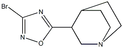 3-(3-Bromo-1,2,4-oxadiazol-5-yl)quinuclidine Struktur