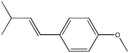 1-Methoxy-4-[(E)-3-methyl-1-butenyl]benzene Struktur