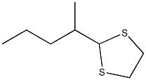 2-(1-Methylbutyl)-1,3-dithiolane Struktur