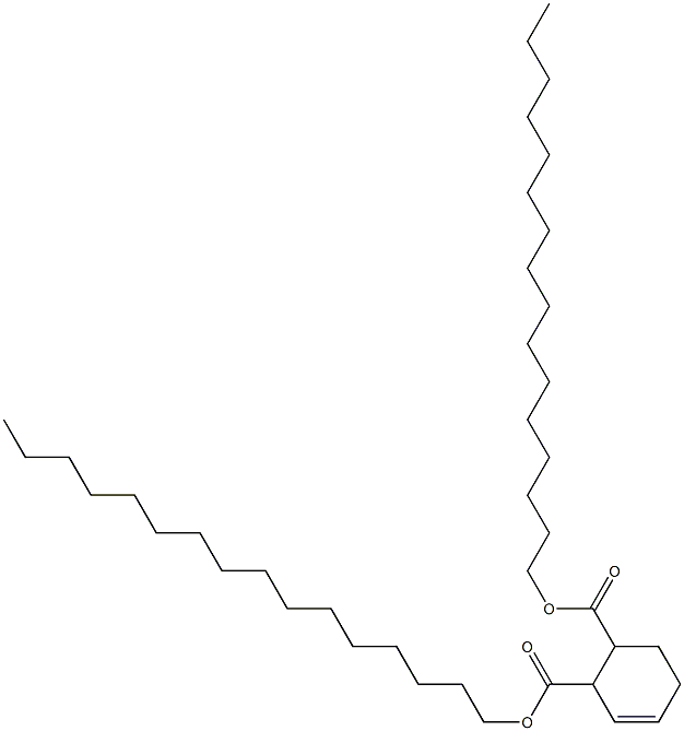 5-Cyclohexene-1,2-dicarboxylic acid dihexadecyl ester Struktur