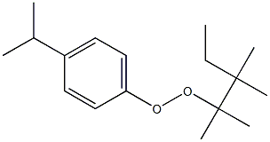 4-Isopropylphenyl 1,1,2,2-tetramethylbutyl peroxide Struktur