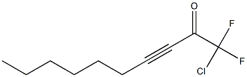 1-Chloro-1,1-difluoro-3-decyn-2-one Struktur