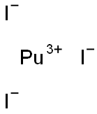 Plutonium(III) triiodide Struktur