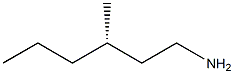 [S,(-)]-3-Methylhexylamine Struktur