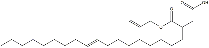 3-(9-Octadecenyl)succinic acid 1-hydrogen 4-allyl ester Struktur