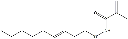 N-(3-Nonenyloxy)methacrylamide Struktur