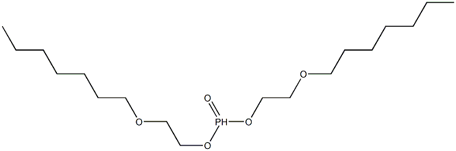 Phosphonic acid bis(2-heptyloxyethyl) ester Struktur