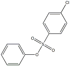 4-Chlorobenzenesulfonic acid phenyl ester Struktur