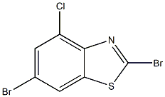 4-CHLORO-2,6-DIBROMOBENZOTHIAZOLE Struktur