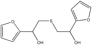 1-FURAN-2-YL-2-(2-FURAN-2-YL-2-HYDROXY-ETHYLSULFANYL)-ETHANOL Struktur