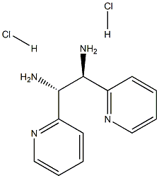 (R,R)-1,2-Di(2-pyridyl)-1,2-ethanediamine dihydrochloride, 95%, ee 99% Struktur