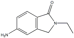 5-Amino-2,3-dihydro-2-ethyl-1H-Isoindol-1-one Struktur