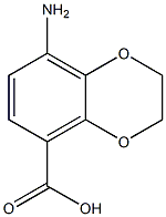 8-Amino-2,3-dihydrobenzo[b][1,4]dioxine-5-carboxylic acid Struktur