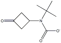 1,1-DIMETHYLETHYL(3-OXO-CYCLOBUTYL)CARBAMATE Struktur