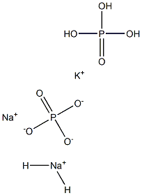 (Potassium Dihydrogen Phosphate,Disodium Hydrogen Phosphate) Struktur