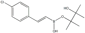 trans-2-(4-Chlorophenyl)vinylboronic acid pinacol ester Struktur