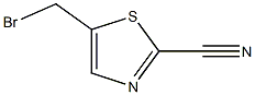 5-(bromomethyl)-1,3-thiazole-2-carbonitrile Struktur