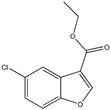 ethyl 5-chloro-1-benzofuran-3-carboxylate Struktur