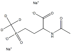 N-Acetyl Glufosinate-d3 SodiuM Struktur