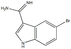 5-broMo-1H-indole-3-carboxiMidaMide Struktur