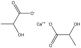 Calcium lactate Struktur