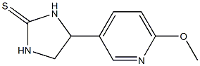 4-(6-methoxypyridin-3-yl)imidazolidine-2-thione Struktur