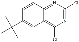 6-tert-butyl-2,4-dichloroquinazoline Struktur