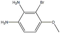 3-Bromo-4-methoxybenzene-1,2-diamine Struktur