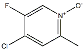 4-Chloro-5-fluoro-2-methyl-pyridine 1-oxide Struktur