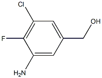 (3-Amino-5-chloro-4-fluoro-phenyl)-methanol Struktur