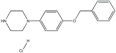 1-(4-BENZYLOXYPHENYL)PIPERIZINE HYDROCHLORIDE Struktur