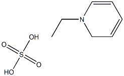 1-ethylpyridine hydrogensulfate Struktur