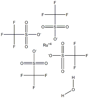 Ytterbium(III) Trifluoromethanesulfonate n-Hydrate Struktur