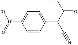 2-(4-NITRO-PHENYL)-3-OXO-PENTANENITRILE Struktur