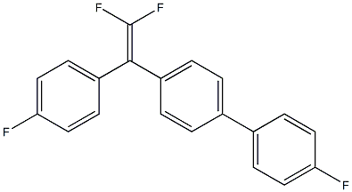 4'-[2,2-DIFLUORO-1-(4-FLUOROPHENYL)VINYL]-4-FLUOROBIPHENYL Struktur