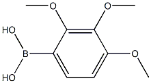 2,3,4-TRIMETHOXYPHENYLBORONIC ACID Struktur