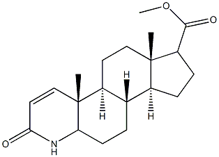 Methyl3-Oxo-4-AzaAndrost-1-Ene17--Carboxylate Struktur