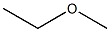 Methoxy ethane Struktur