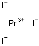 Praseodymium(III) iodide Struktur