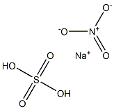 Sodium nitrate sulfate Struktur